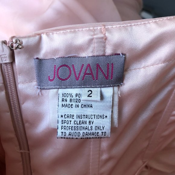 Pink Embellished Jovani Gown - Picture 7 of 10